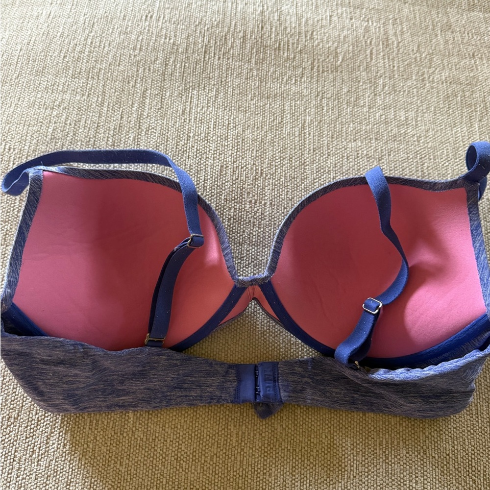 VS PINK Blue Women's push up bra - Picture 3 of 5